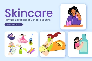 Skincare Illustration Pack