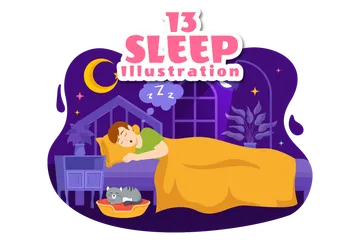 Sleep Illustration Pack