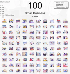 Small Business Illustration Pack