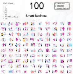 Smart Business Illustration Pack