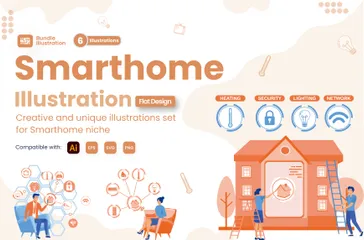 Smart Home Illustration Pack