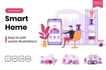 Smart Home Illustration Pack