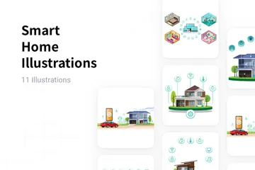 Smart Home Illustration Pack