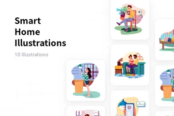 Smart Home Illustration Pack