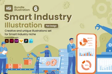 Smart Industry Illustration Pack