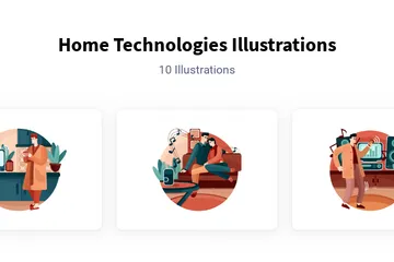 Smarte Technologien Illustrationspack