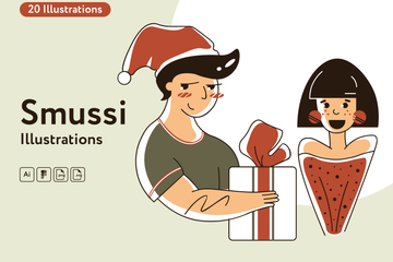 Smussi Christmas Illustration Pack