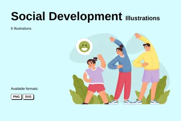 Social Development Illustration Pack
