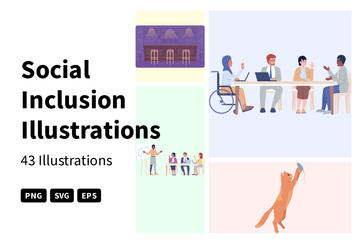 Social Inclusion Illustration Pack