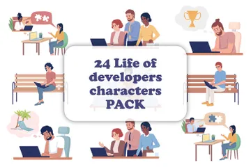 Software Developers Illustration Pack