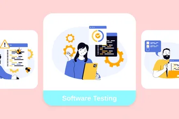 Software Testing Illustration Pack