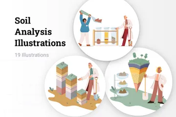 Soil Analysis Illustration Pack