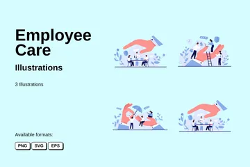 Soins aux employés Illustration Pack