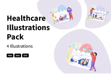 Soins de santé Pack d'Illustrations