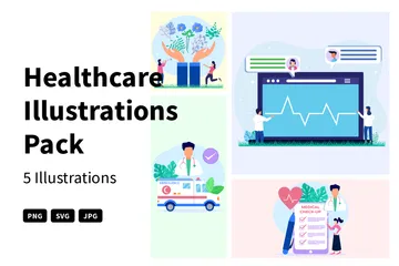 Soins de santé Pack d'Illustrations