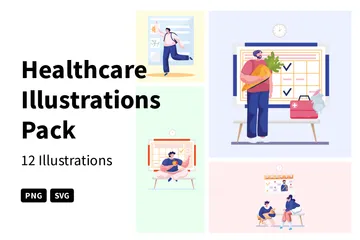 Soins de santé Pack d'Illustrations