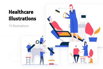 Soins de santé Pack d'Illustrations