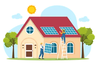 Solar Energy Illustration