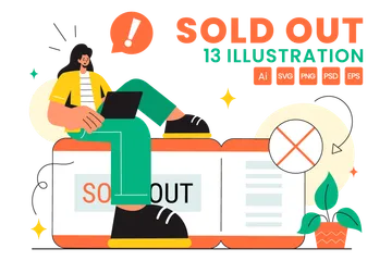 Sold Out Illustration Pack