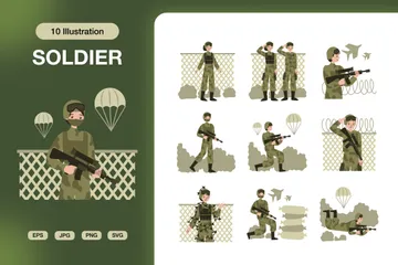 Soldado Paquete de Ilustraciones