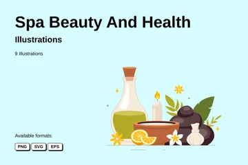 Spa Beauty And Health Illustration Pack