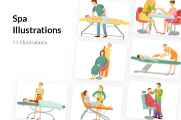 Spa Illustration Pack