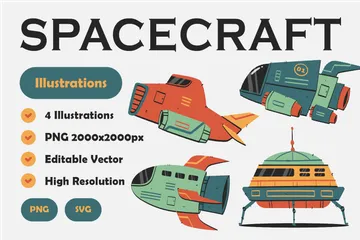 Spacecraft Illustration Pack