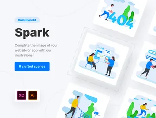 Spark Illustration Kit Illustration Pack