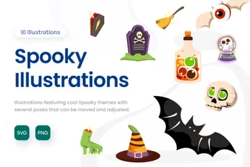 Spooky Illustration Pack