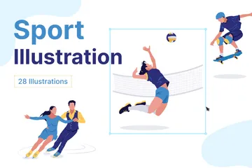 Sport Illustration - Part 1 Illustration Pack