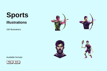 Des sports Pack d'Illustrations