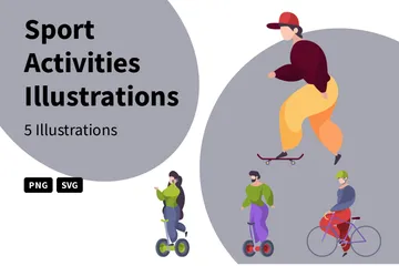 Sport Activities Illustration Pack