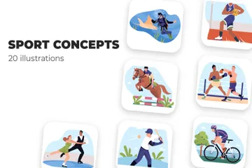 Sport Concepts Illustration Pack