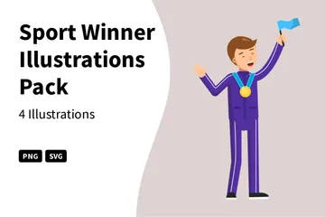 Sport Winner Illustration Pack