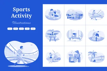 Sports Activity Illustration Pack