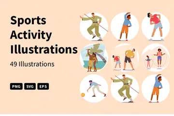 Sports Activity Illustration Pack