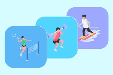 Sports Activity Illustration Pack