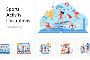 Sports Activity Illustration Pack