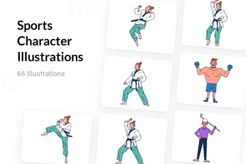 Sports Character Illustration Pack