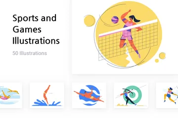 Sports et jeux Illustration Pack