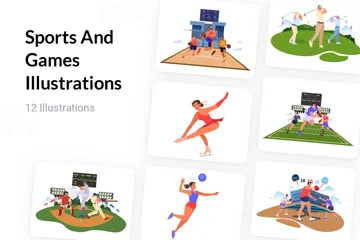 Sports et jeux Pack d'Illustrations