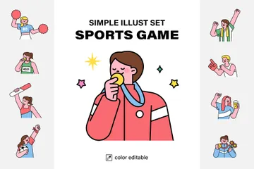 Sports Game Illustration Pack