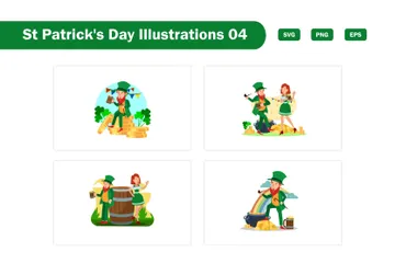 St Patrick's Illustration Pack