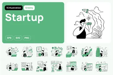 Start-up Illustrationspack