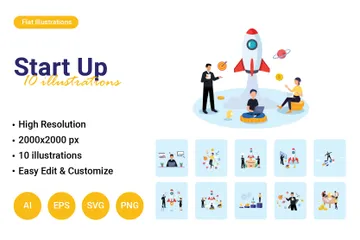 Start-up Illustration Pack