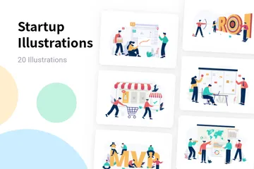 Start-up Illustrationspack