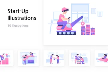Start-Up Illustration Pack