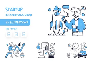 Start-up Illustrationspack