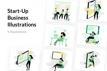 Start-Up Business Illustration Pack