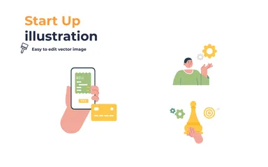 Start Up Illustration Pack